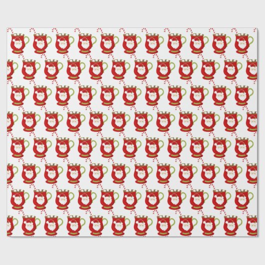 Weihnachten Weihnachten - Kakao gefliestes Party Geschenkpapier (Flach)