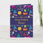 🎄 Weihnachten 🎾 Weihnachten Karte (Vorderseite)