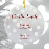 Weihnachten Weihnachten Keramik Elf Ornament