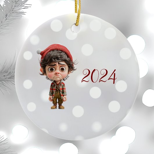 Weihnachten Weihnachten Keramik Elf Ornament