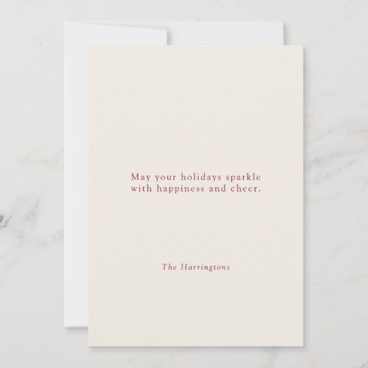 Weihnachten Weihnachten Kinder Sparkling Gruß (Rückseite)