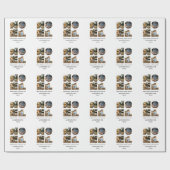 Weihnachten Weihnachten kühl, modern 4 Foto einfac Geschenkpapier (Flach)