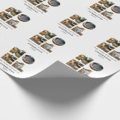 Weihnachten Weihnachten kühl, modern 4 Foto einfac Geschenkpapier (Ecke)