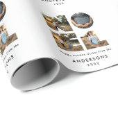 Weihnachten Weihnachten kühl, modern 4 Foto einfac Geschenkpapier (Rolleneckpunkt)