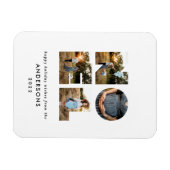 Weihnachten Weihnachten kühl, modern 4 Foto einfac Magnet (Horizontal)