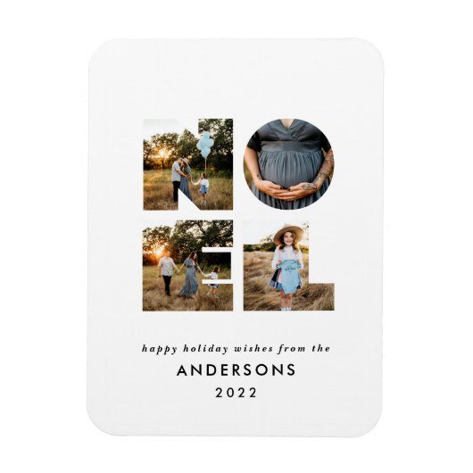 Weihnachten Weihnachten kühl, modern 4 Foto einfac Magnet (Vertikal)
