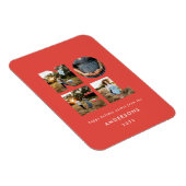 Weihnachten Weihnachten kühl, modern 4 Foto einfac Magnet (Rechte Seite)