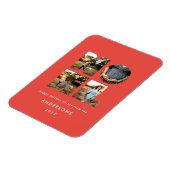 Weihnachten Weihnachten kühl, modern 4 Foto einfac Magnet (Linke Seite)