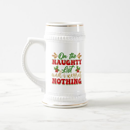 Weihnachten Weihnachten - Kunst Bierglas (Links)
