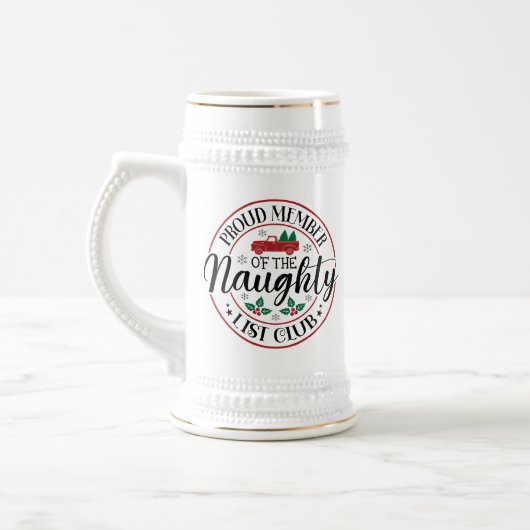 Weihnachten Weihnachten - Kunst Bierglas (Links)