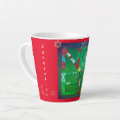 "Weihnachten" Weihnachten Latte Tasse (Linke Ecke)