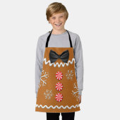 Weihnachten Weihnachten Lebkuchen Kekse Kostüme Ki Schürze (Getragen)