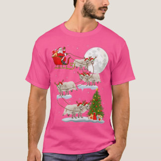 Weihnachten Weihnachten Leuchtturm Tree Santa Ridi T-Shirt