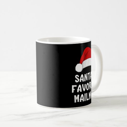 Weihnachten Weihnachten Liebling Mailman Funny Xma Kaffeetasse (VorderseiteRechts)