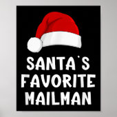 Weihnachten Weihnachten Liebling Mailman Funny Xma Poster (Vorne)