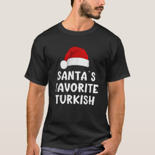 Weihnachten Weihnachten Lieblings türkisches Funny T-Shirt