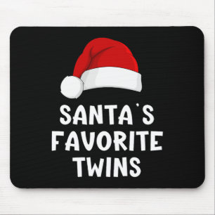 Weihnachten Weihnachten Lieblings-Twins Funny Xmas Mousepad