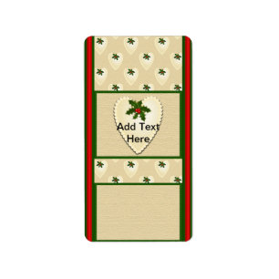 Weihnachten Weihnachten Miniatur Candy Bar Wrapper Adressaufkleber