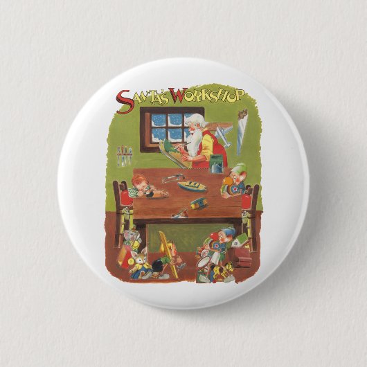 Weihnachten Weihnachten mit Elfen im Workshop Button (Vorderseite)