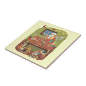 Weihnachten Weihnachten mit Elfen im Workshop Fliese (Seite)