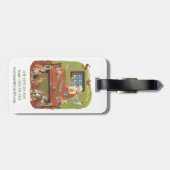 Weihnachten Weihnachten mit Elfen im Workshop Gepäckanhänger (Rückseite horizontal)