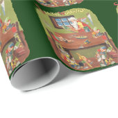 Weihnachten Weihnachten mit Elfen im Workshop Geschenkpapier (Rolleneckpunkt)