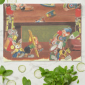 Weihnachten Weihnachten mit Elfen im Workshop Geschirrtuch (Gefaltet)