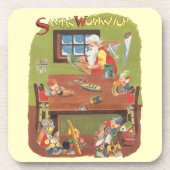 Weihnachten Weihnachten mit Elfen im Workshop Getränkeuntersetzer (Vorderseite)