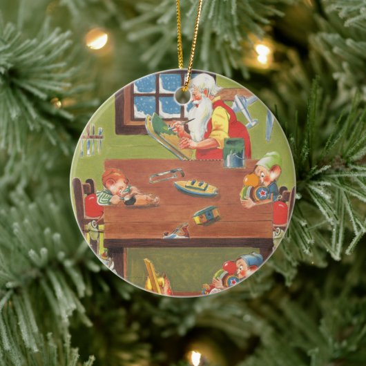 Weihnachten Weihnachten mit Elfen im Workshop Keramikornament (Baum)