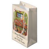 Weihnachten Weihnachten mit Elfen im Workshop Kleine Geschenktüte (Vorderseite Schrägansicht)