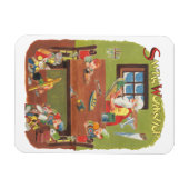 Weihnachten Weihnachten mit Elfen im Workshop Magnet (Horizontal)