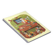 Weihnachten Weihnachten mit Elfen im Workshop Notizblock (Rechte Seite)