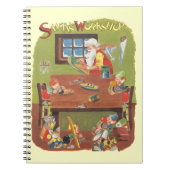 Weihnachten Weihnachten mit Elfen im Workshop Notizblock (Vorderseite)
