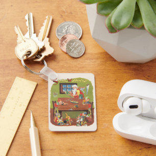 Weihnachten Weihnachten mit Elfen im Workshop Schlüsselanhänger