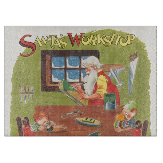Weihnachten Weihnachten mit Elfen im Workshop Schneidebrett (Vorderseite)