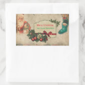 Weihnachten Weihnachten mit Geschenken Rechteckiger Aufkleber (Tasche)