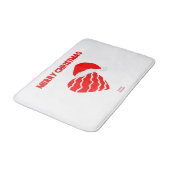 Weihnachten Weihnachten Mittelgebäck Badematte (Schrägansicht)