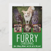 Weihnachten Weihnachten Multi Foto Dog Collage Wei (Vorderseite)