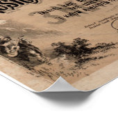 Weihnachten Weihnachten Musikalisches Plakatdekor Poster (Ecke)