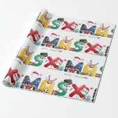 Weihnachten Weihnachten Niedlich Weihnachten Weihn Geschenkpapier (Ungerollt)