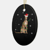 Weihnachten Weihnachten Niedliches Weihnachtsfest Keramik Ornament (Links)