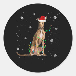Weihnachten Weihnachten Niedliches Weihnachtsfest Runder Aufkleber