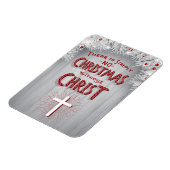 Weihnachten - Weihnachten ohne Christus Magnet (Linke Seite)