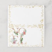 Weihnachten Weihnachten Party Platzkarte (Außenseite Aufgefaltet)