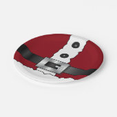 Weihnachten Weihnachten Party Weihnachtsmann Pappteller (Schrägansicht)