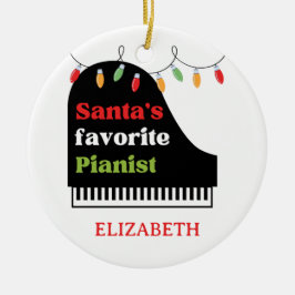 Weihnachten - Weihnachten - Pianist-Lieblings-Keyb Keramik Ornament