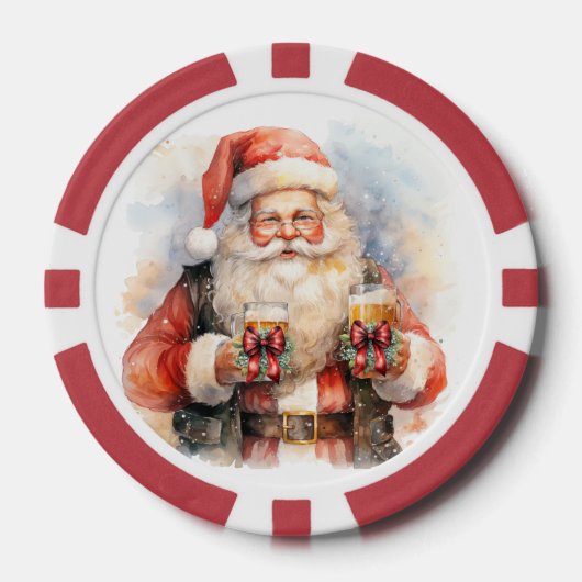 Weihnachten Weihnachten Pokerchips (Vorderseite)