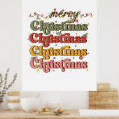Weihnachten Weihnachten Poster (Küche)
