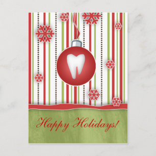 Weihnachten Weihnachten Postkarte Rote Streifen