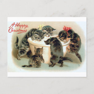 Weihnachten Weihnachten Postkarte: Zeitloser Feier